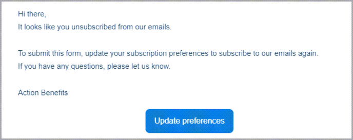 unsubscribe